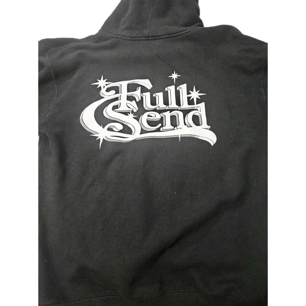 Nelk Boys Full Send OG Hoodie Men's Size Large Long Sleeve Pullover Black - Picture 6 of 6
